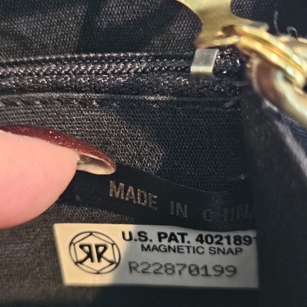 Panache Gold and Brown Woven Clutch - Picture 5 of 15